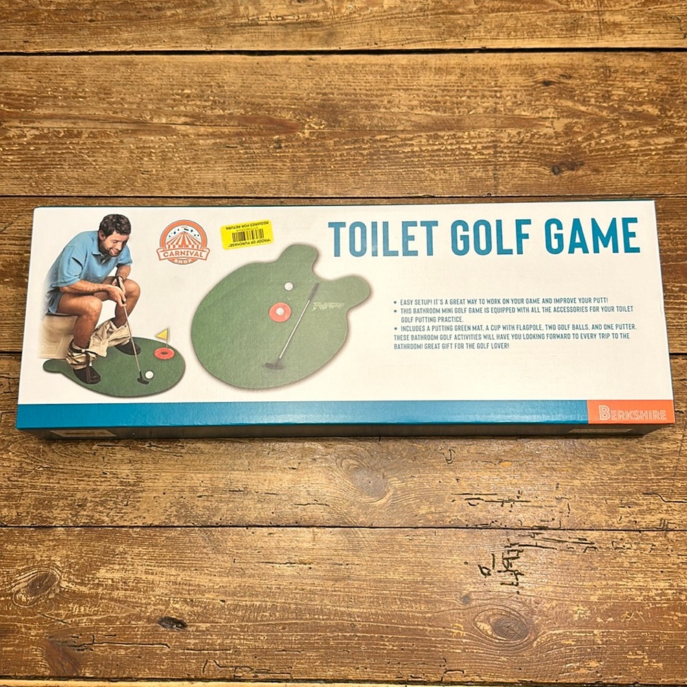 Potty Putter Toilet Golf Game